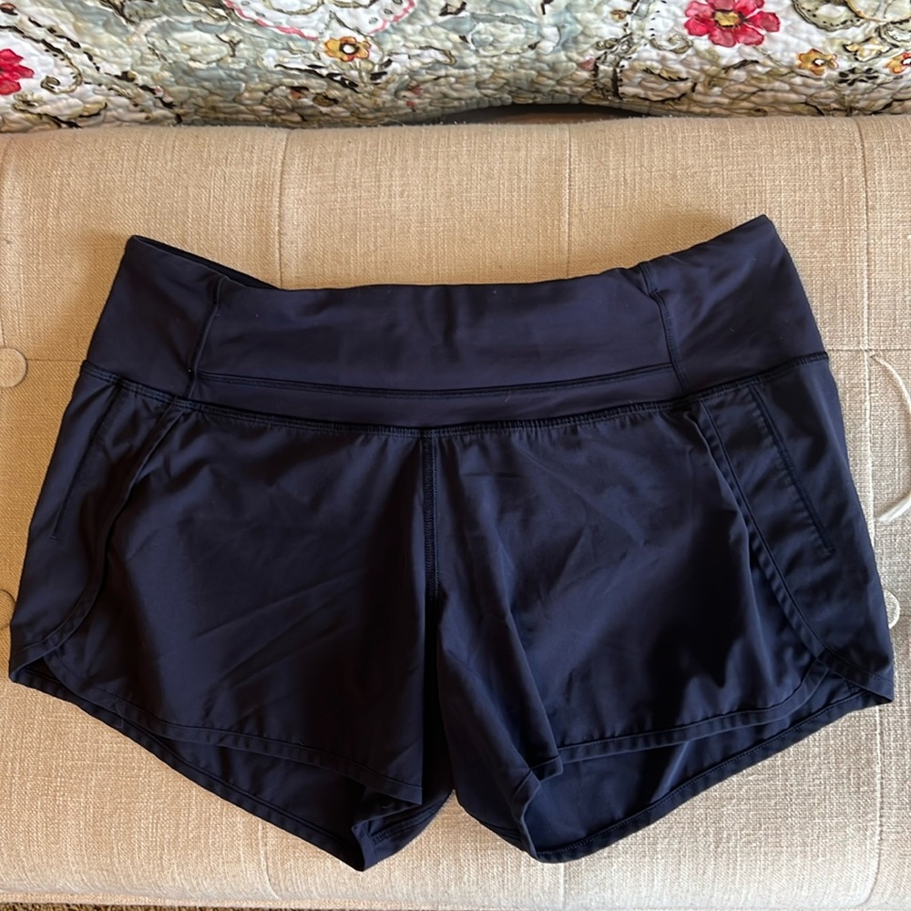 Lululemon shorts 4” inseam navy size 6